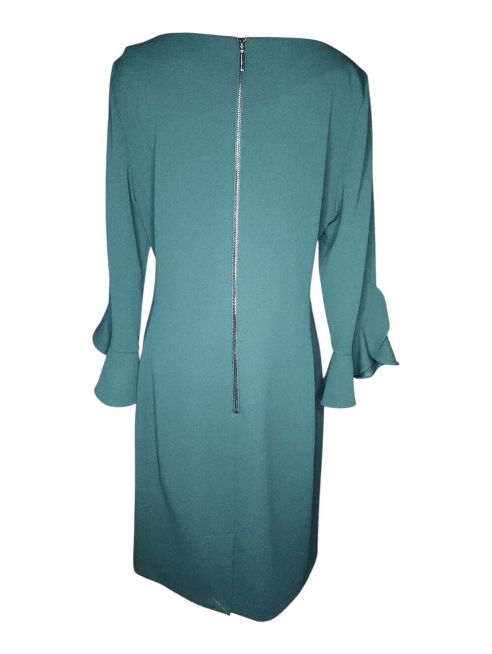 Karl Lagerfeld Tulip Bell Sleeve Crepe Dress, Womens 8 - Picture 4 of 6